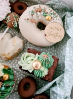 Cupcake munt Merry Chistmas