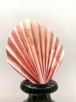 Palm waaier spear met print roze marmer