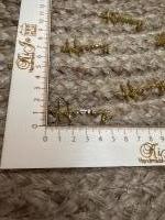 Acryl Glitter goud hooray (6 stuks) meerdere sets beschikbaar